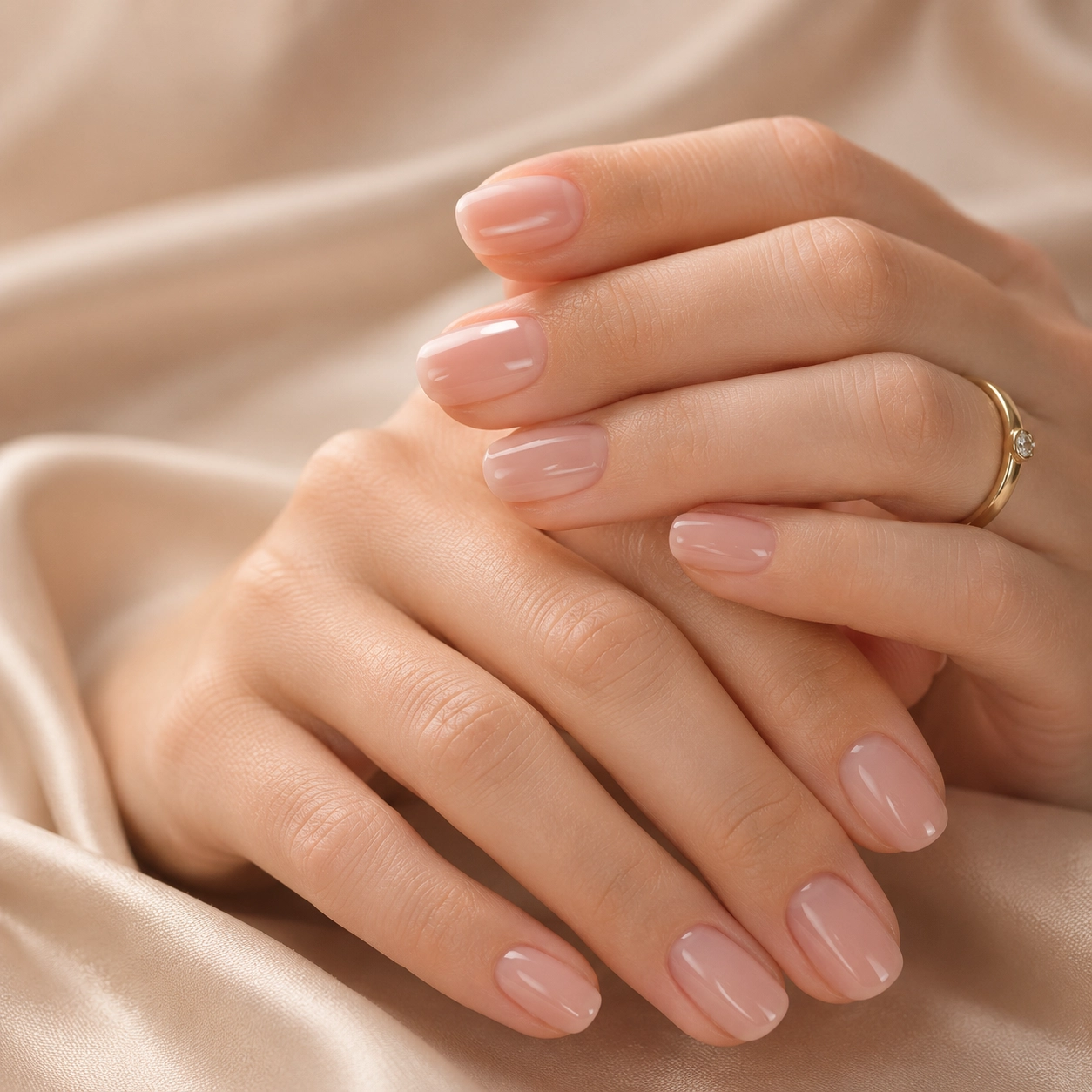 Clean Nude Nails